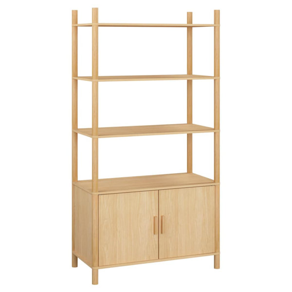 Ebern Designs Storage Table Cupboard with Doors for Kitchen Engineered Wood Wayfair